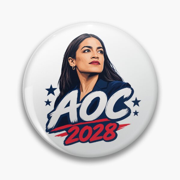 Item preview, Alexandria Ocasio Cortez 2028 for President designed and sold by Owcomm.