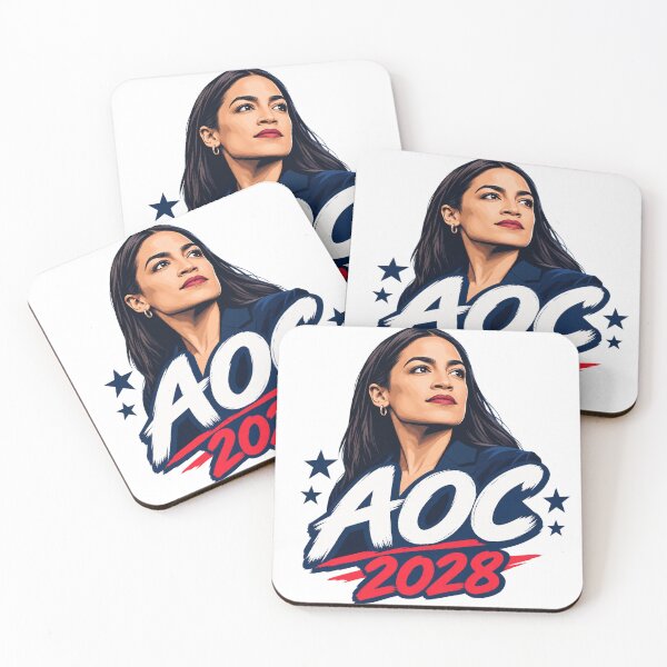 Item preview, Alexandria Ocasio Cortez 2028 for President designed and sold by Owcomm.