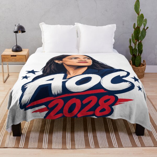 Item preview, Alexandria Ocasio Cortez 2028 for President designed and sold by Owcomm.