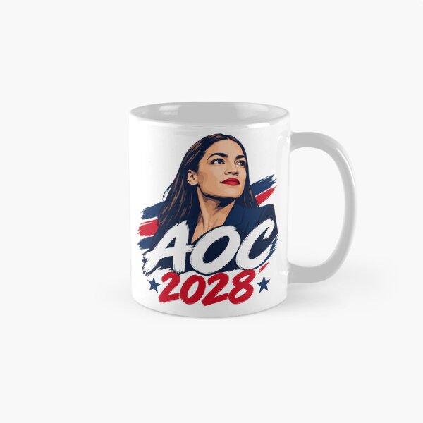 Item preview, Alexandria Ocasio Cortez 2028 AOC for President designed and sold by Owcomm.
