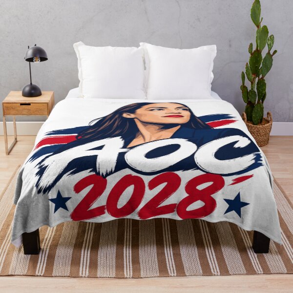 Item preview, Alexandria Ocasio Cortez 2028 AOC for President designed and sold by Owcomm.