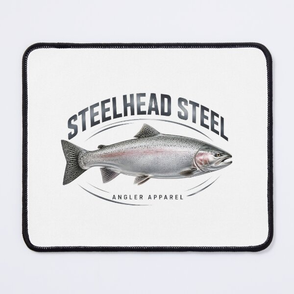 Item preview, Metallic Steelhead Steel Trout Angler Graphic designed and sold by NobleCast .