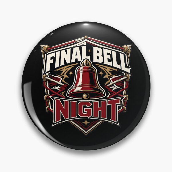 Item preview, Final Bell Night Wrestling Event Emblem designed and sold by Dogy Corgi.