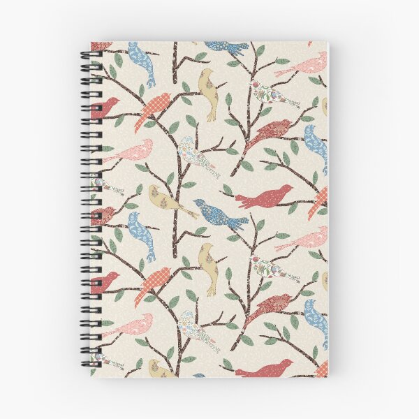 Item preview, Chintz Patchwork Garden Birds – Warm Sand designed and sold by GabrielleStudio.