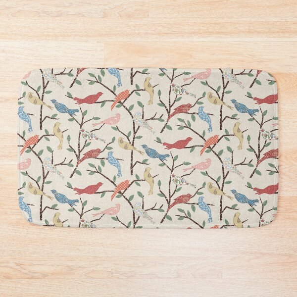 Item preview, Chintz Patchwork Garden Birds – Warm Sand designed and sold by GabrielleStudio.