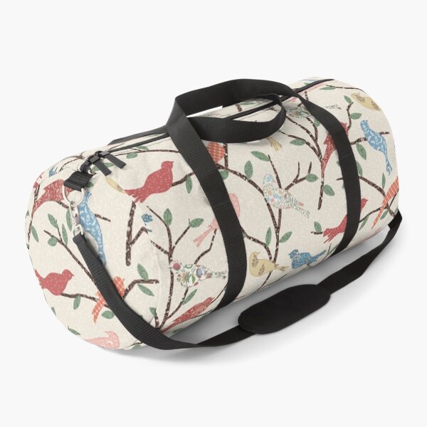 Item preview, Chintz Patchwork Garden Birds – Warm Sand designed and sold by GabrielleStudio.