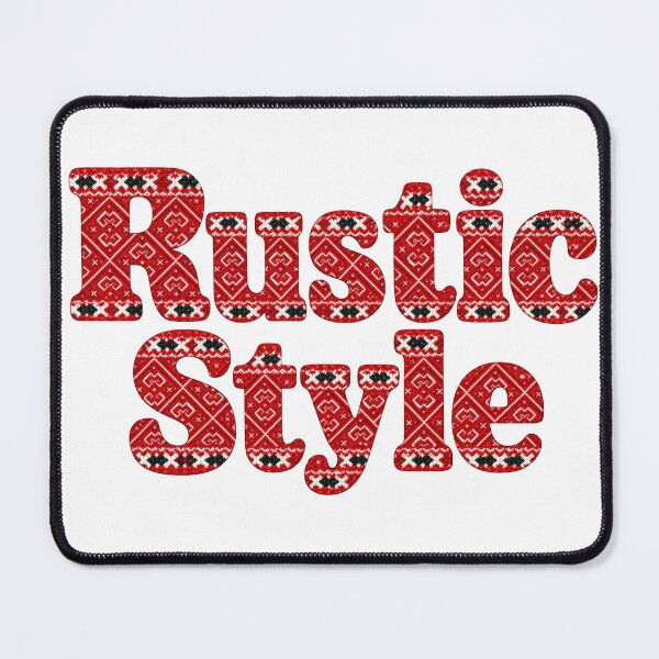 Item preview, Rustic Style Red Folk Pattern designed and sold by DansCreations42.