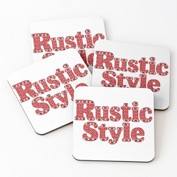 Item preview, Rustic Style Red Folk Pattern designed and sold by DansCreations42.