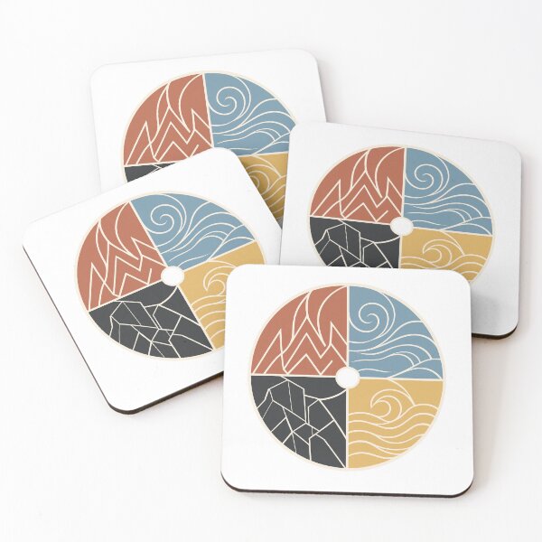 Item preview, Four Forces – Elemental Balance designed and sold by Ahmeddoma.