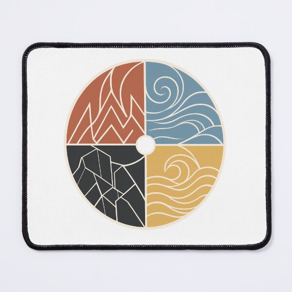 Item preview, Four Forces – Elemental Balance designed and sold by Ahmeddoma.