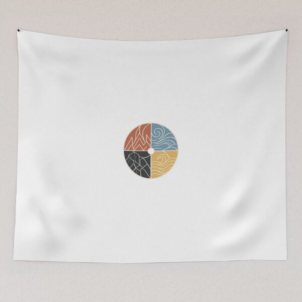 Item preview, Four Forces – Elemental Balance designed and sold by Ahmeddoma.