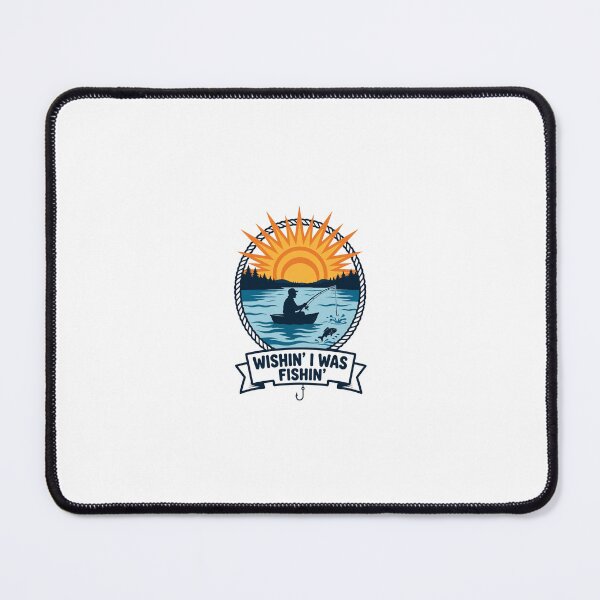 Item preview, Wishin' I Was Fishin' Sunset Lake designed and sold by Worn and Witty.