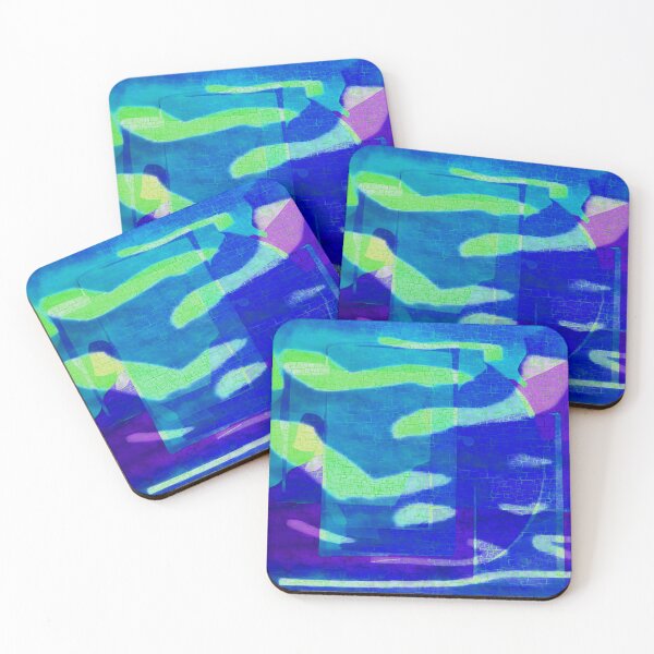 Item preview, Neon Drift Through Liquid Glass designed and sold by Getrealdesigns.
