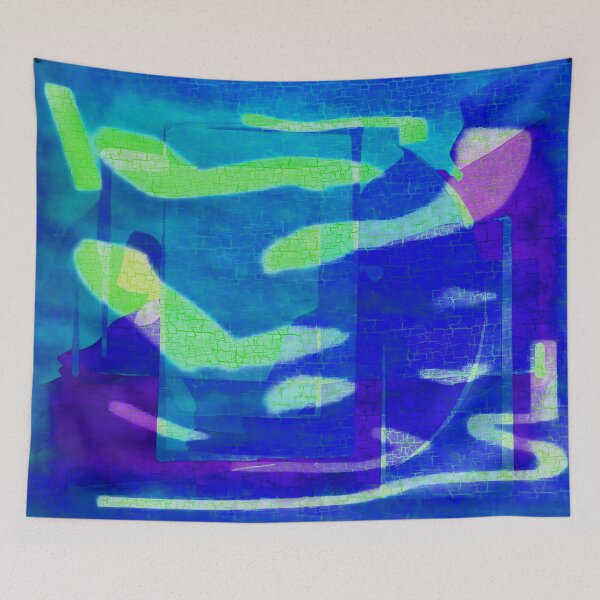 Item preview, Neon Drift Through Liquid Glass designed and sold by Getrealdesigns.