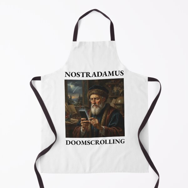 Item preview, Funny Nostradamus Doomscrolling designed and sold by Horningamere.