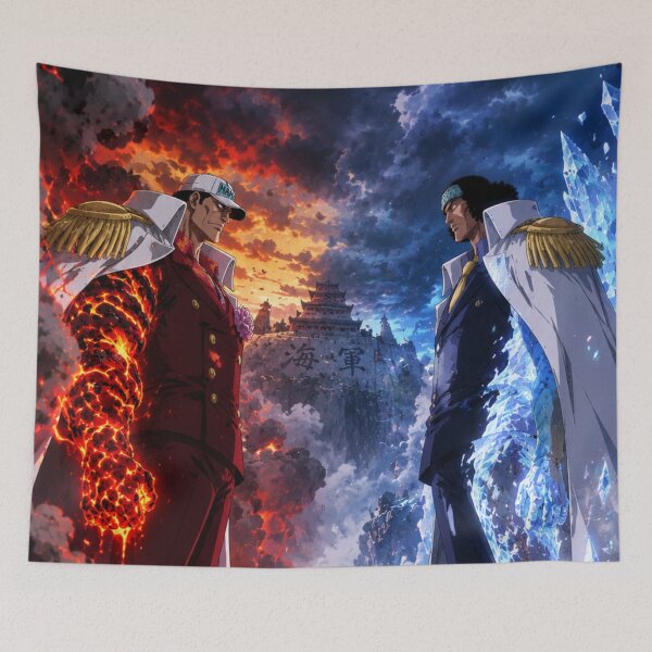 Item preview, Aokiji Vs Akainu designed and sold by jinwooo.