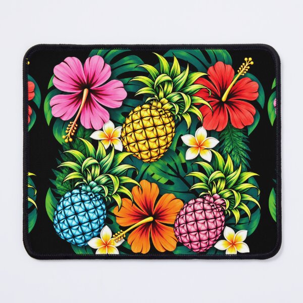 Item preview, Tropical Pineapple & Hibiscus – Colorful Hawaiian Paradise designed and sold by Plus91BIRD.