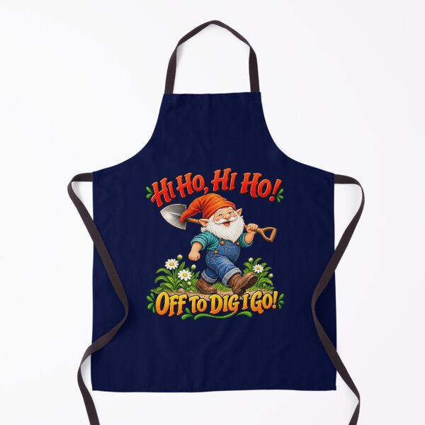 Item preview, Hi Ho, Hi Ho! Off to Dig I Go! Gardening Gnome designed and sold by TZehrfeldPhotos.