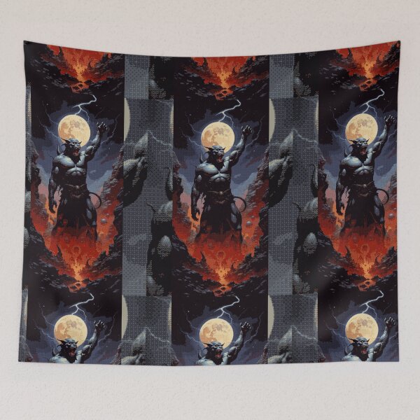 Item preview, Pixel Art, Demon designed and sold by 4gottenlore.