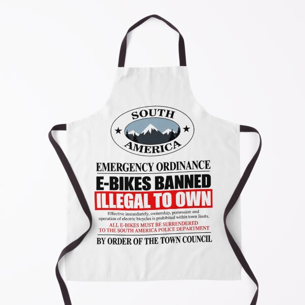 Item preview, E-Bikes Banned | South America | South Park designed and sold by Crimson Dawn.