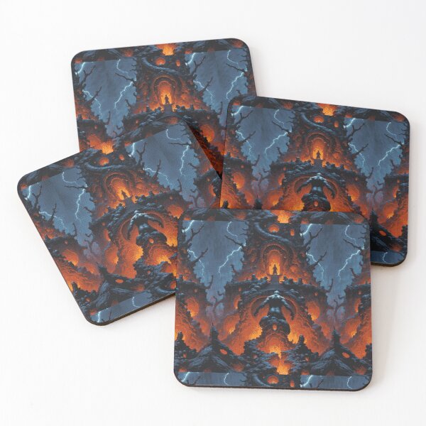 Item preview, Pixel Art, Tower of Demon designed and sold by 4gottenlore.