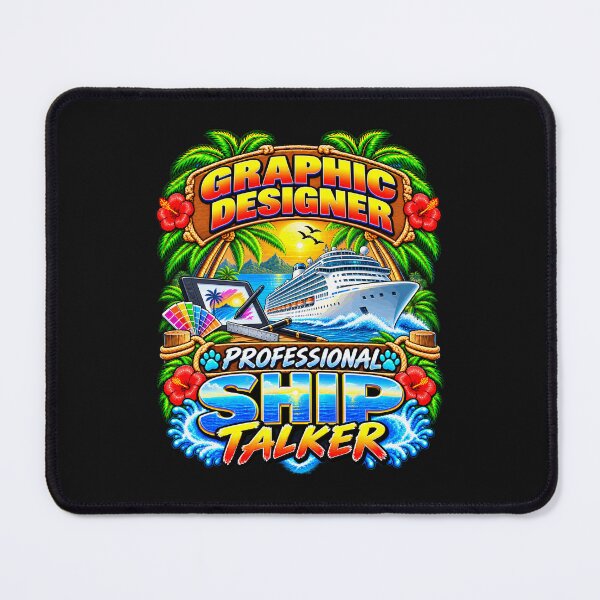 Item preview, Graphics Designer Professional Ship Talker Cruise Vacation designed and sold by fungear.