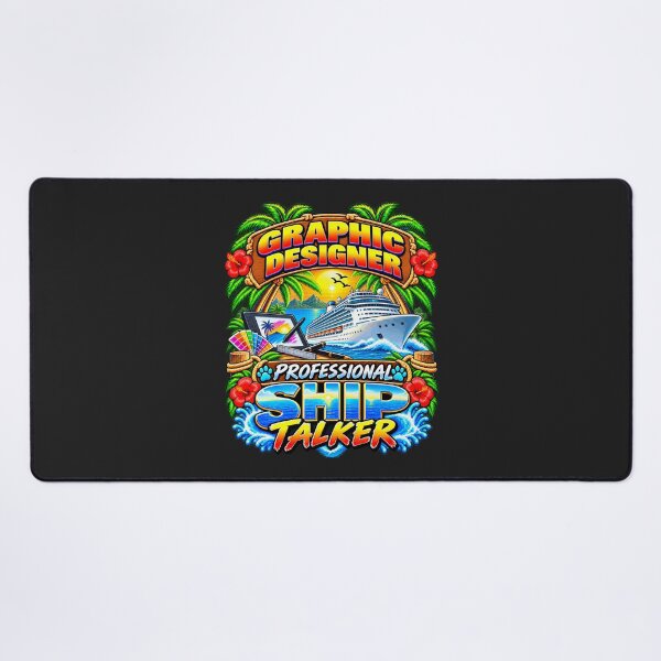 Item preview, Graphics Designer Professional Ship Talker Cruise Vacation designed and sold by fungear.