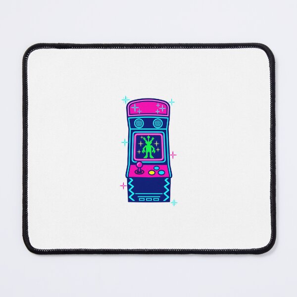 Item preview, Neon Retro Arcade Cabinet T-Shirt designed and sold by Worn and Witty.