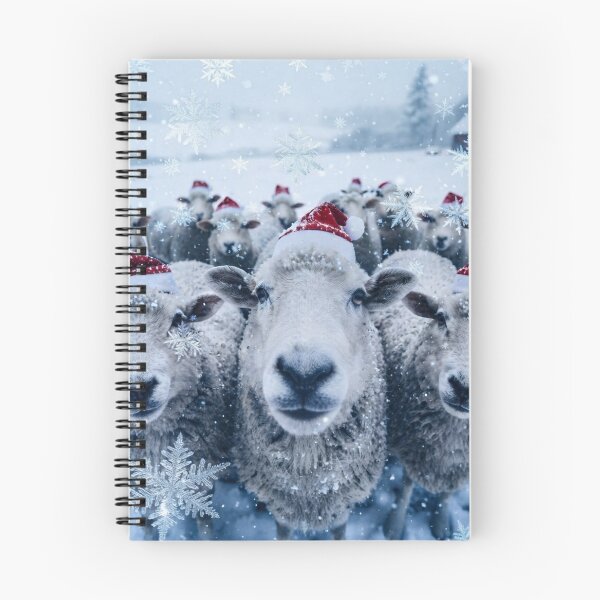 Item preview, A Whimsical Christmas Sheep Portrait designed and sold by LavIsInTheAir.