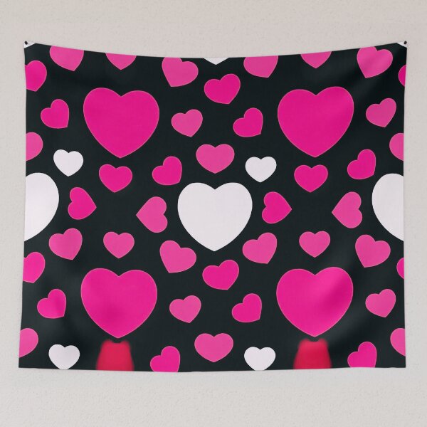 Item preview, Pink Hearts Pattern – Cute Romantic Love Design designed and sold by IMuDesigner.