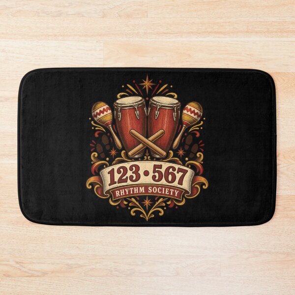 Item preview, 1-2-3 5-6-7 Rhythm Society – Salsa Timing Art designed and sold by AMICO77.