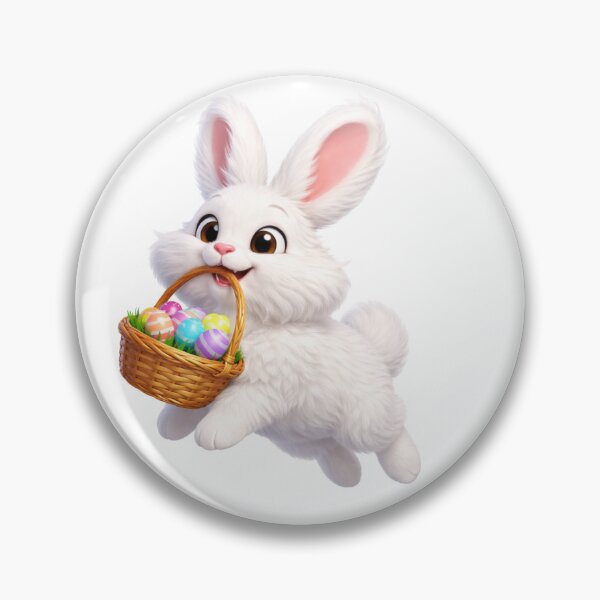 Item preview, Angora Rabbit Easter Basket designed and sold by Sillytoe.
