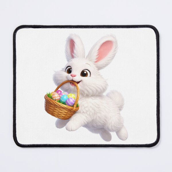 Item preview, Angora Rabbit Easter Basket designed and sold by Sillytoe.