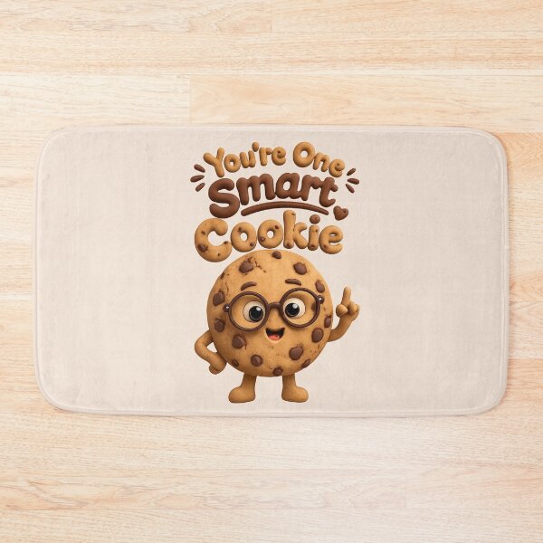 Item preview, Cute You're A Smart Cookie Pun | Kawaii Cookie Character designed and sold by Moons Studio.