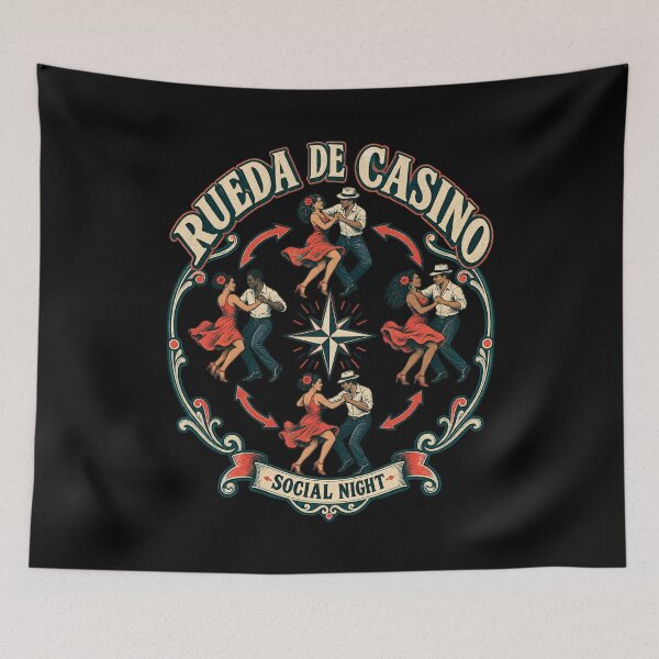 Item preview, Rueda de Casino Social Night – Cuban Salsa Art designed and sold by AMICO77.