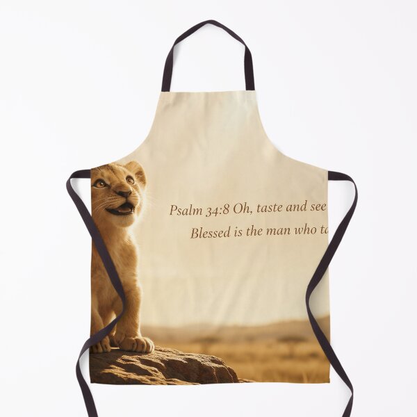Item preview, Simba with Psalm 34:8 designed and sold by LeagueHeavenGG.