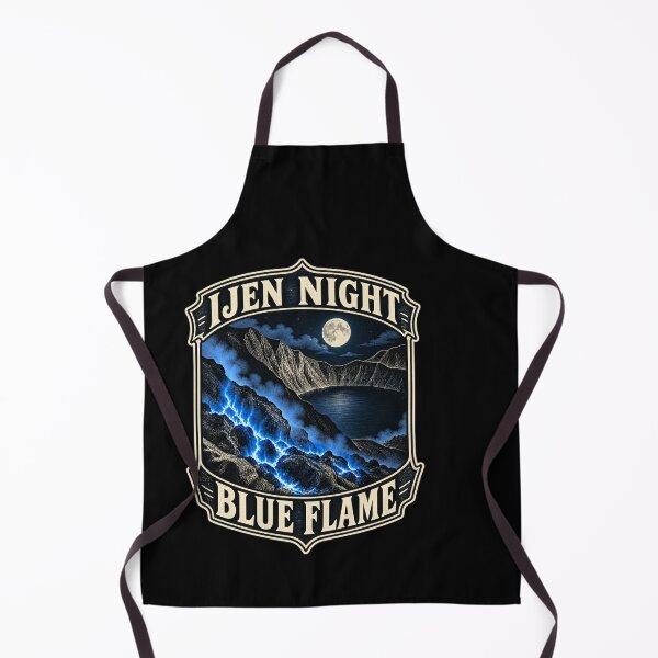 Item preview, Kawah Ijen Blue Fire at Night – East Java Travel Art designed and sold by AMICO77.
