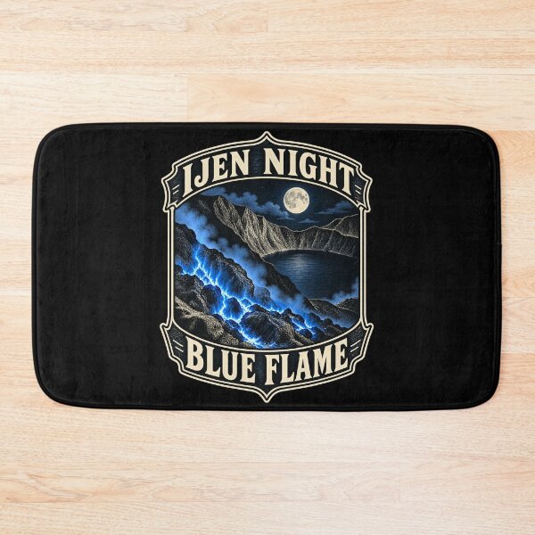 Item preview, Kawah Ijen Blue Fire at Night – East Java Travel Art designed and sold by AMICO77.