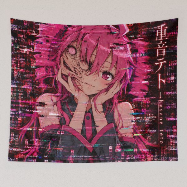 Item preview, Kasane Teto Glitch Horror Art designed and sold by chookiebookie.