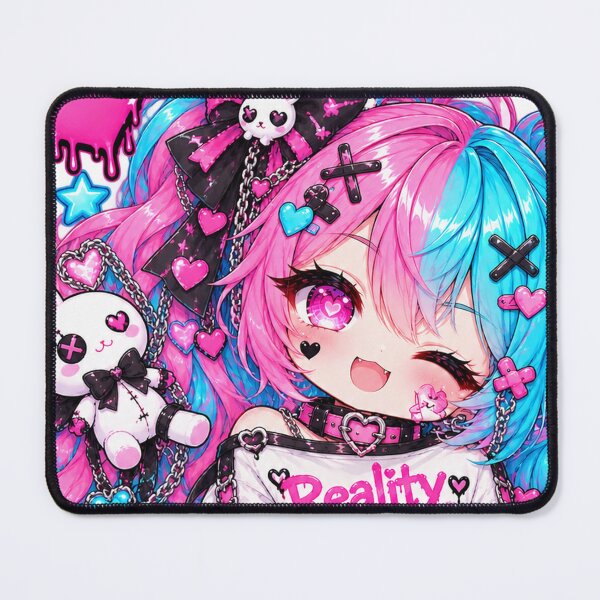 Item preview, Reality Can Wait – Kawaii Pastel Goth Chibi Girl designed and sold by Kubbykat.