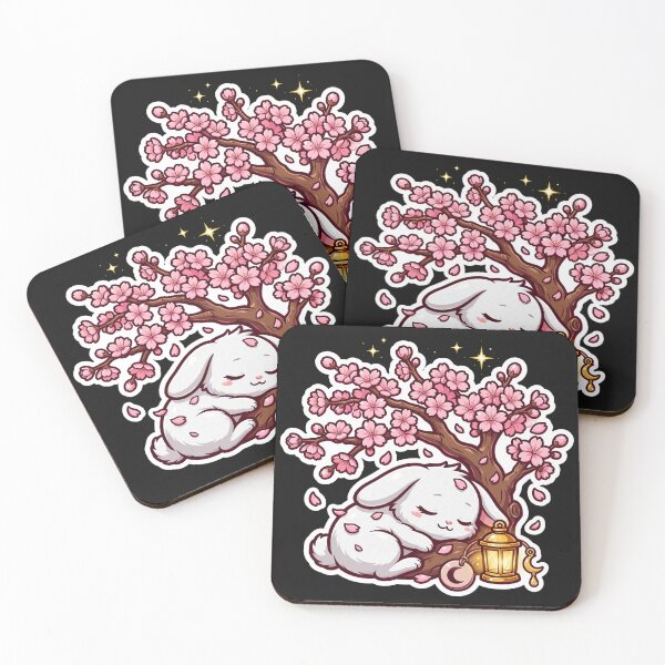 Item preview, Sleepy Luna Rabbit Under Sakura Tree designed and sold by LunaGlow Studio.