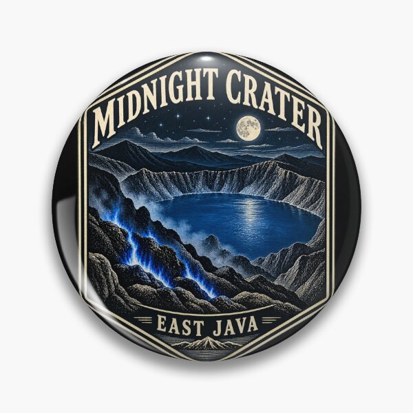 Item preview, Midnight Crater East Java – Kawah Ijen Travel Art designed and sold by AMICO77.