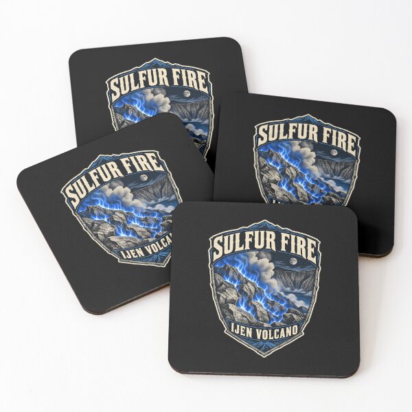 Item preview, Sulfur Fire at Ijen Volcano – East Java Night Art designed and sold by AMICO77.