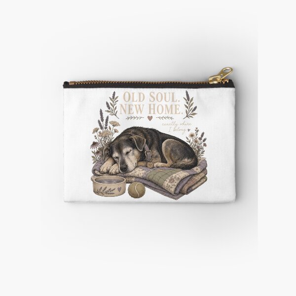 Item preview, Old Soul New Home Senior Rescue Dog designed and sold by JoyfullyOffbeat.
