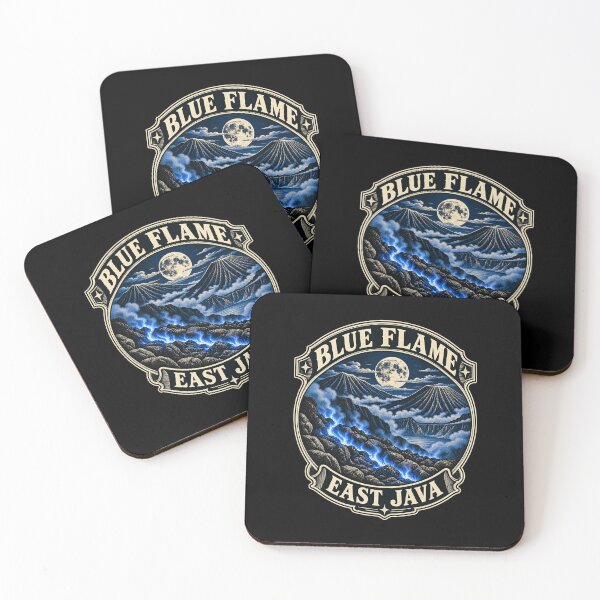 Item preview, Blue Flame East Java – Kawah Ijen Travel Badge designed and sold by AMICO77.