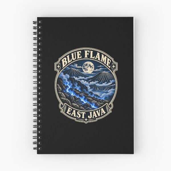 Item preview, Blue Flame East Java – Kawah Ijen Travel Badge designed and sold by AMICO77.