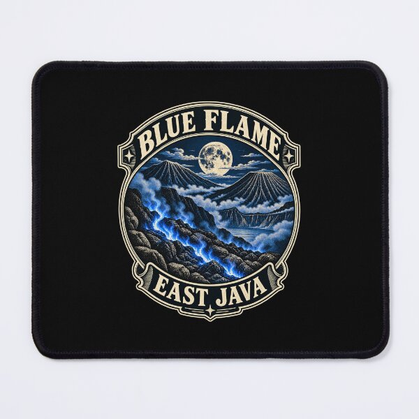 Item preview, Blue Flame East Java – Kawah Ijen Travel Badge designed and sold by AMICO77.