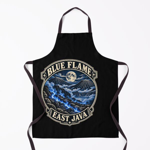 Item preview, Blue Flame East Java – Kawah Ijen Travel Badge designed and sold by AMICO77.