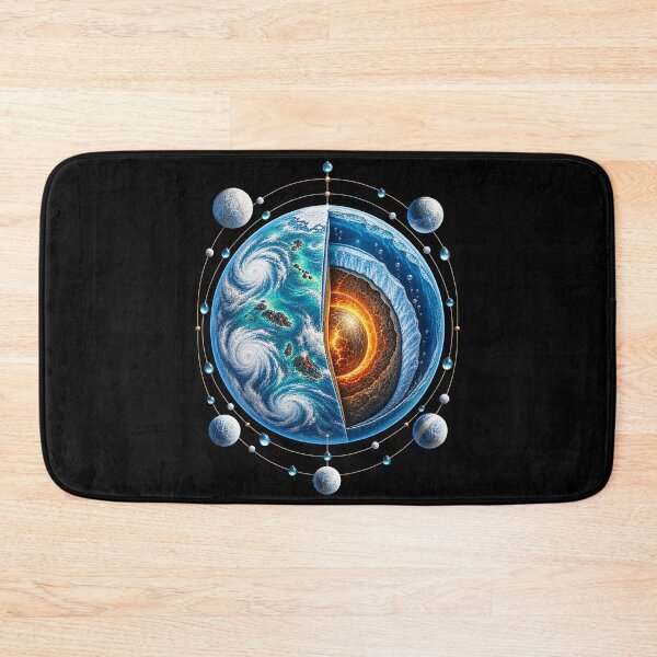 Item preview, Ocean World Exoplanet Cutaway – Astronomy Art designed and sold by AMICO77.