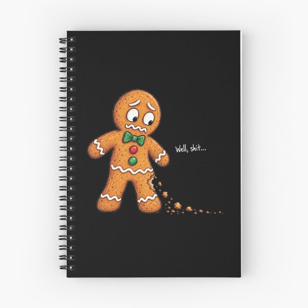Item preview, Well Shit Funny Christmas, Gingerbread Man designed and sold by Saitokuu7Art.